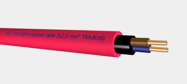3d ymvkmb 0 6 1kv model - YMvKmb 0.6_1kV  2x1,5 mm2  VULT.max by Cable Master